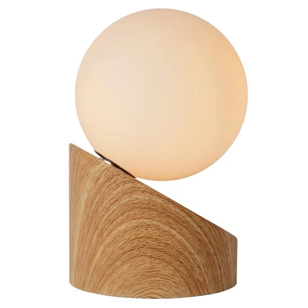 Lucide LEN - Lampe de table - Ø 10 cm - 1xG9 - Bois clair - détail 1